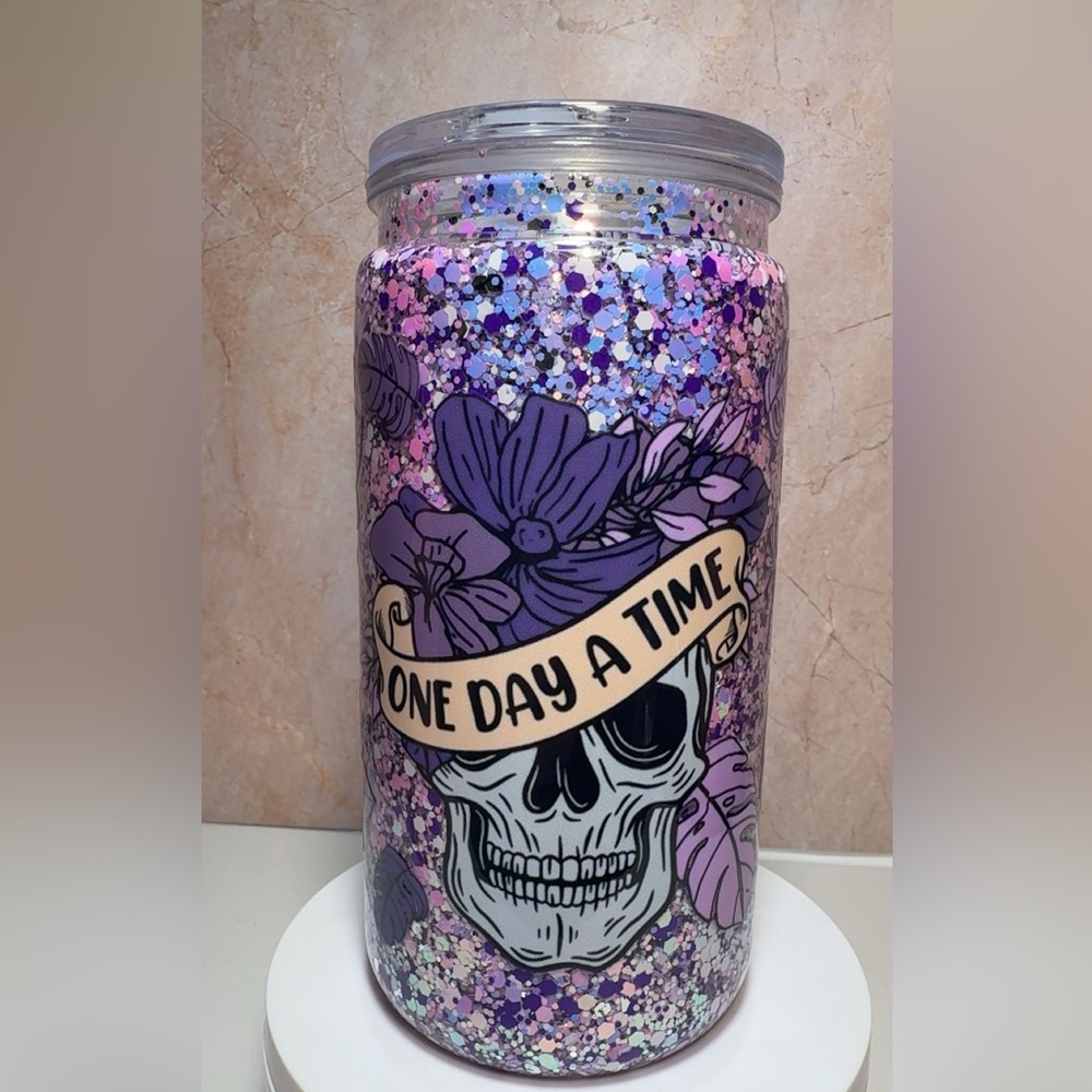 snowglobe cup (acrylic)